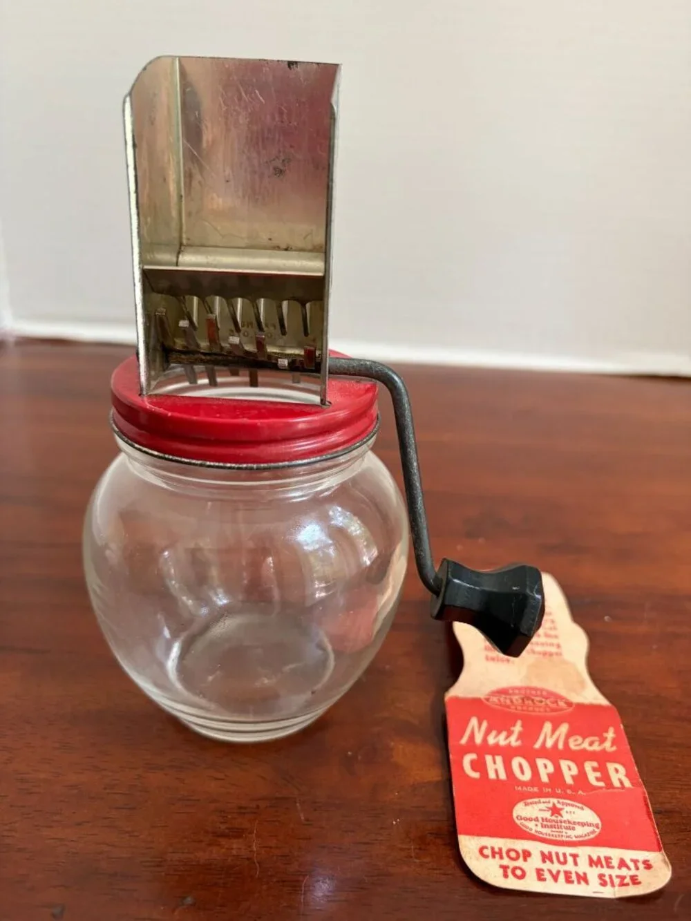 Vintage Androck Brand Nut Meat Chopper, 1930-1950